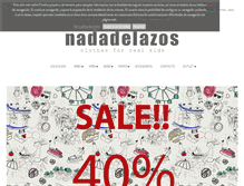 Tablet Screenshot of nadadelazos.com